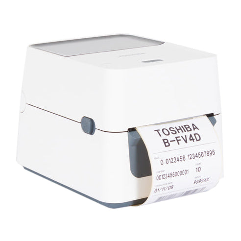 Toshiba B-FV4D Sticky Linerless Thermal Label Rolls PaperTec.ca Canada