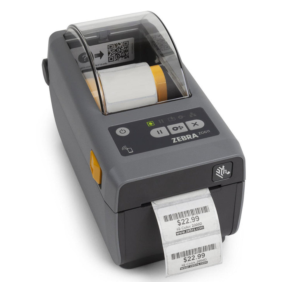 Zebra ZD611 Sticky Linerless Thermal Label Rolls PaperTec.ca Canada
