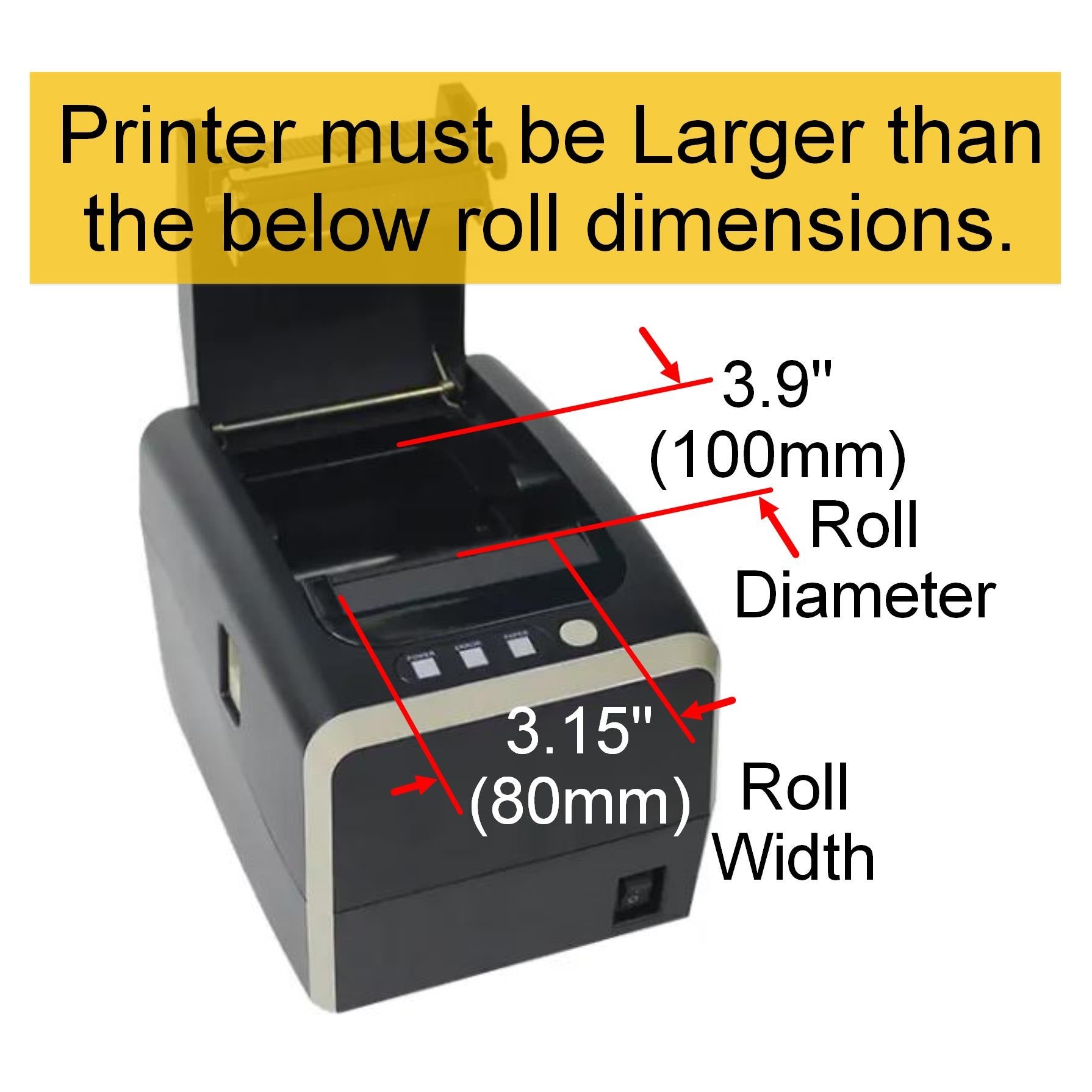 [16 Rolls] 80mm X 80m Sticky Linerless Thermal Label Rolls, Removable Adhesive